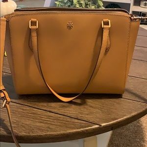 Tory Burch top zipper satchel